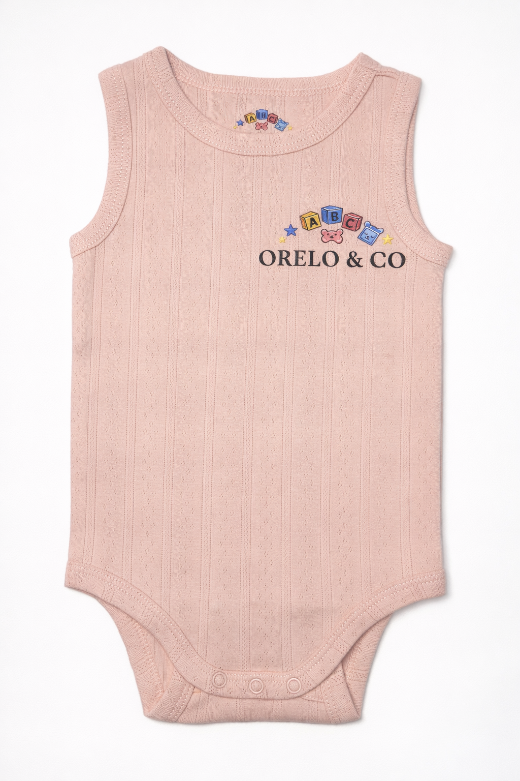 Orelo & Co Pink Baby Vest
