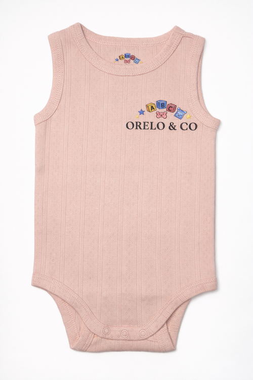 Orelo & Co Pink Baby Vest