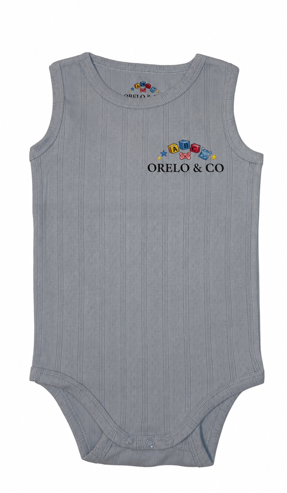 Orelo & Co Blue Baby Vest
