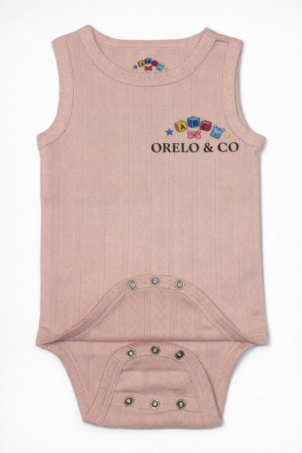 Orelo & Co Pink Baby Vest