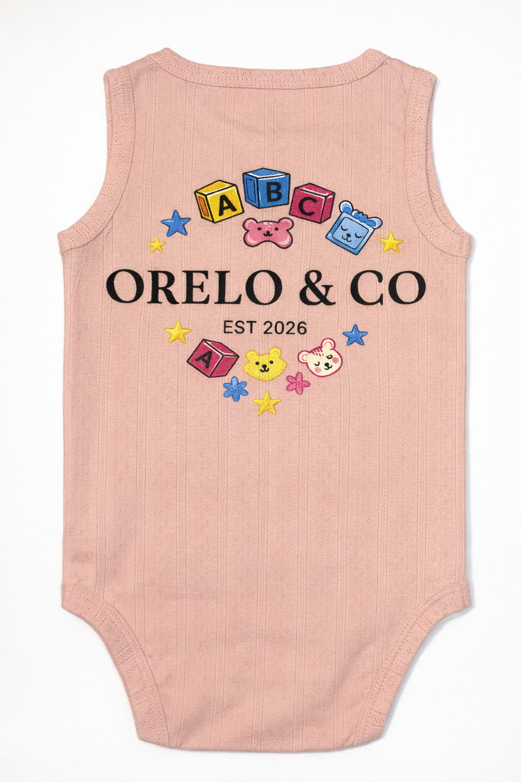 Orelo & Co Pink Baby Vest