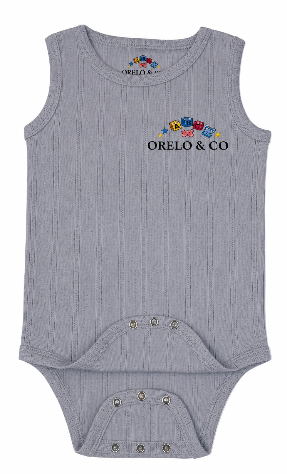 Orelo & Co Blue Baby Vest