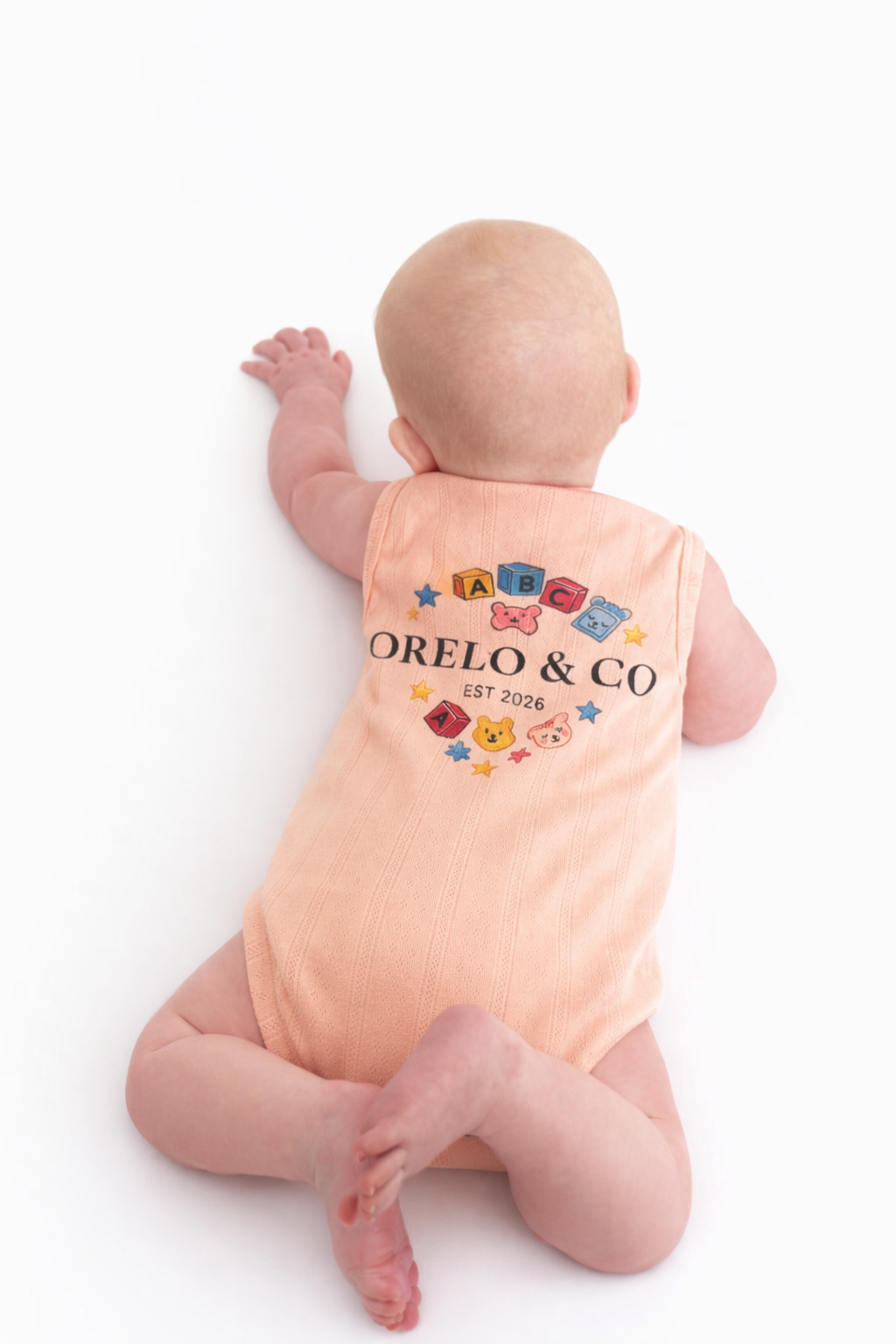 Orelo & Co Pink Baby Vest