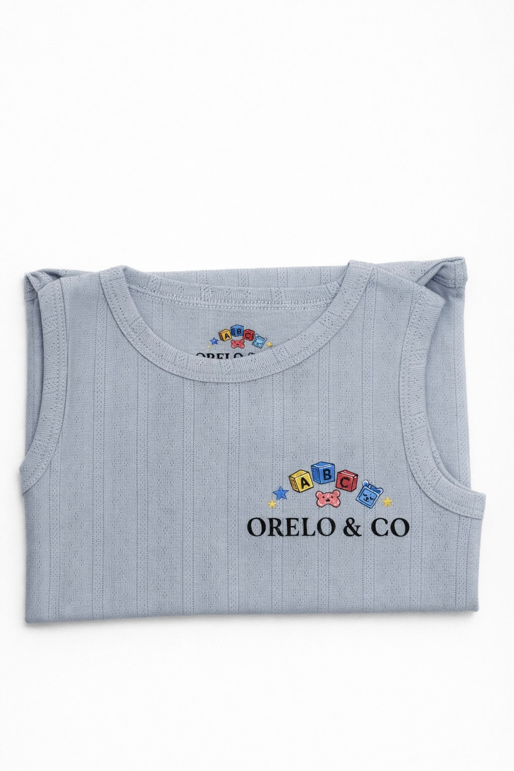 Orelo & Co Blue Baby Vest