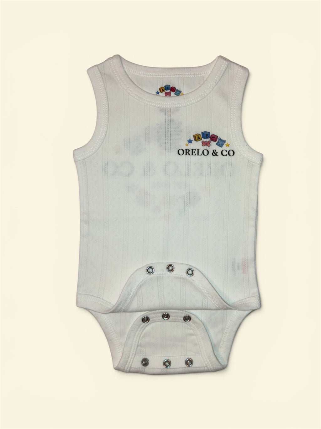 Orelo & Co White Baby Vest