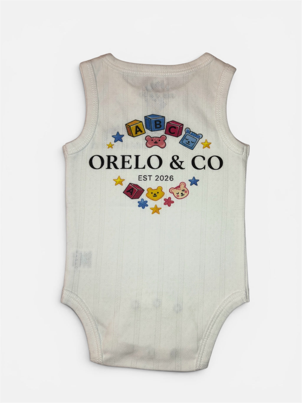 Orelo & Co White Baby Vest