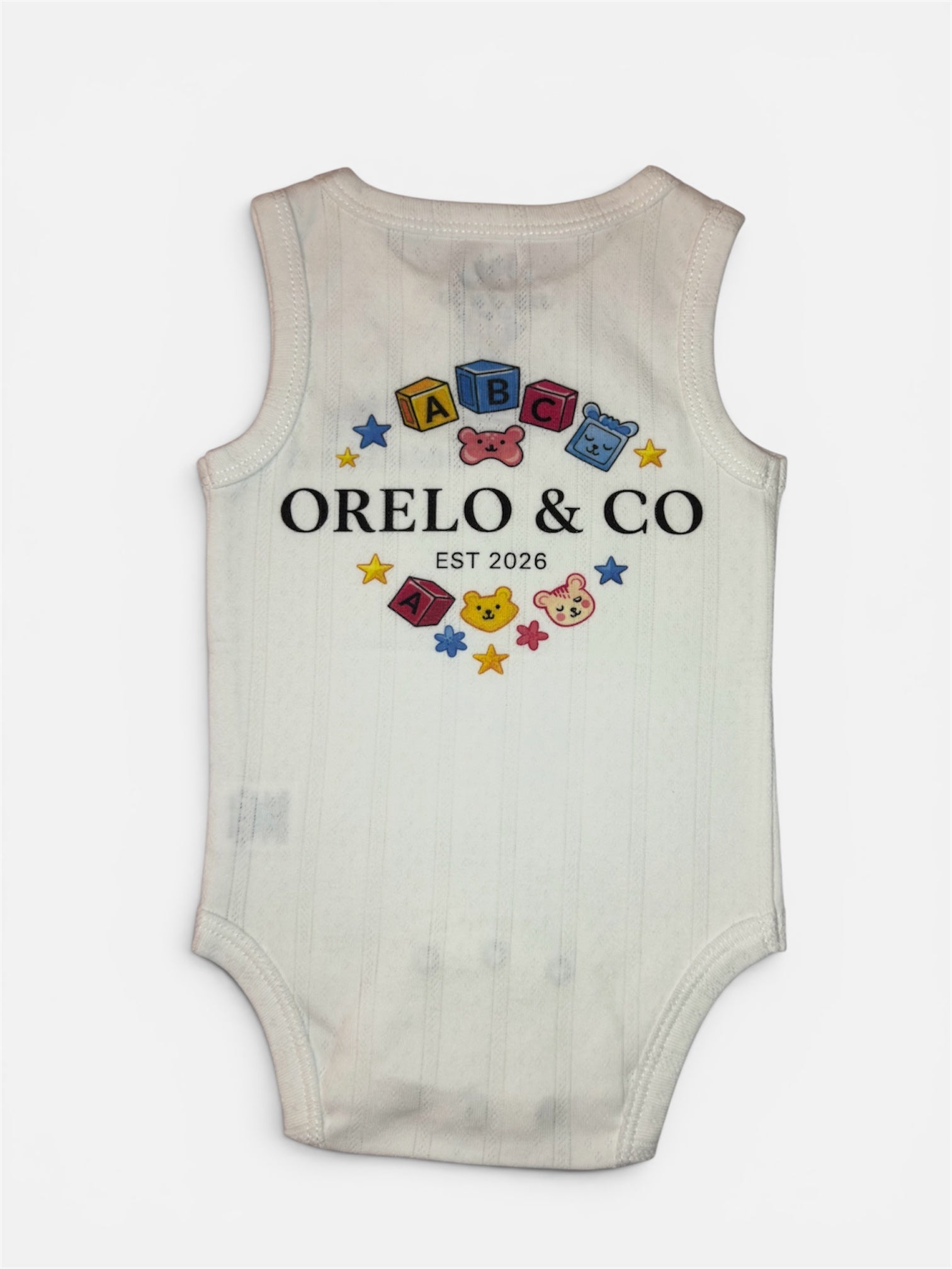 Orelo & Co White Baby Vest