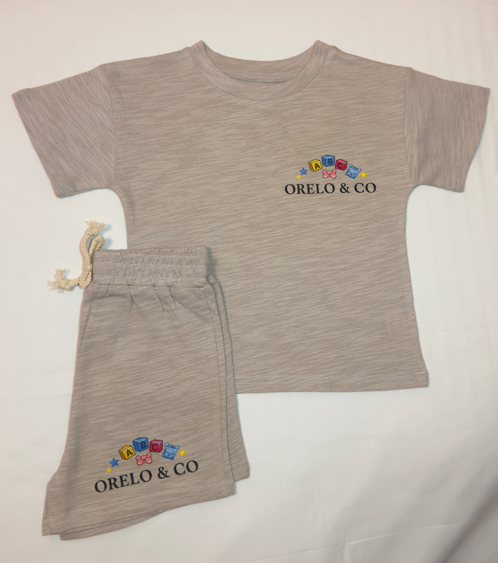 Orelo & Co Light Grey Co-Ord Set